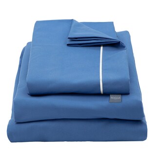 Foto 2 | Foto 2 | Sabanas Royal Azul Medio + Protector Lux Gris + Almohada Royal Twin Queen Size