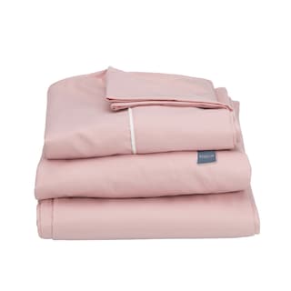 Foto 2 | Foto 2 | Sabanas Royal Rosa + Protector Lux Gris + Almohada Royal Twin King Size
