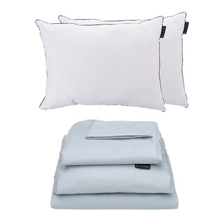 Foto 1 | Foto 1 | Sábanas Dicasa Softy Platino + Almohada One 2 Matrimonial