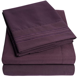 Foto 1 | Foto 1 | Juego De Sábanas Sweet Home Collection 1500 Supreme King Purple - Venta Internacional.