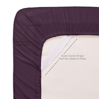 Foto 3 | Foto 3 | Juego De Sábanas Sweet Home Collection 1500 Supreme King Purple - Venta Internacional.