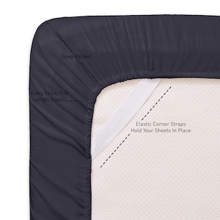 Foto 4 | Foto 4 | Juego De Sábanas Sweet Home Collection 1500 Supreme Queen Navy - Venta Internacional.