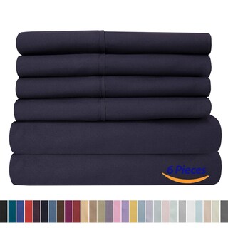Foto 6 | Foto 6 | Juego De Sábanas Sweet Home Collection 1500 Supreme Queen Navy - Venta Internacional.
