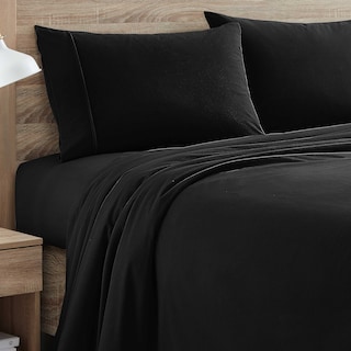 Foto 1 | Foto 1 | Juego De Ropa De Cama Sweet Home Collection Frannel Queen Black, 6 Piezas - Venta Internacional.