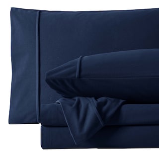 Foto 5 | Foto 5 | Sábanas De Franela De La Colección Sweet Home, Cálidas Y Acogedoras, Color Azul Marino - Venta Internacional.