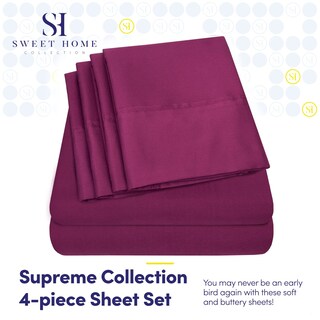 Foto 2 | Foto 2 | Sábanas Sweet Home Collection 1500 Supreme, Tamaño Doble - Venta Internacional.