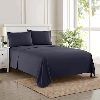 Foto 1 | Foto 1 | Sábanas De La Colección Sweet Home Supreme Queen Navy - Venta Internacional.