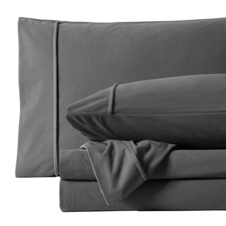 Foto 5 | Foto 5 | Sábanas De Franela De La Colección Sweet Home, Cálidas Y Acogedoras, Color Gris - Venta Internacional.