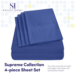 Foto 2 | Foto 2 | Sábanas Sweet Home Collection 1500 Supreme Twin Xl Azul - Venta Internacional.