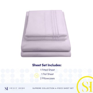 Foto 4 | Foto 4 | Juego De Sábanas Sweet Home Collection California King Lilac - Venta Internacional.