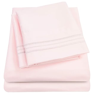 Foto 1 | Foto 1 | Juego De Sábanas Sweet Home Collection 1500 Supreme Queen Rosa Pálido - Venta Internacional.