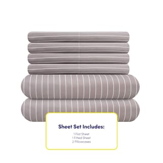 Foto 4 | Foto 4 | Sábanas Sweet Home Collection 1500 Supreme Twin Grey - Venta Internacional.