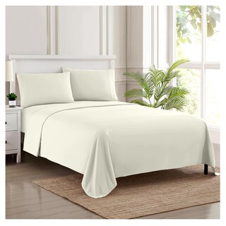 Foto 1 | Foto 1 | Juego De Sábanas Sweet Home Collection Split King Ivory - Venta Internacional.