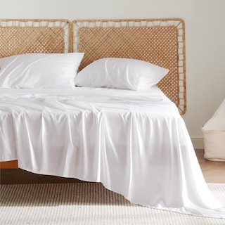 Foto 1 | Foto 1 | Juego De Sábanas Bedsure King Size Cooling Rayon Bamboo White - Venta Internacional.