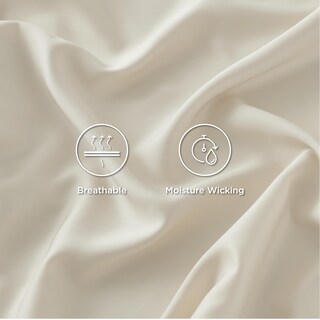 Foto 4 | Foto 4 | Juego De Sábanas Bedsure Tamaño Queen, Rayón, Bambú, Color Beige Claro - Venta Internacional.