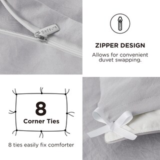 Foto 5 | Foto 5 | Juego de Cama Bedsure Queen con Sábana Bajera - Venta Internacional