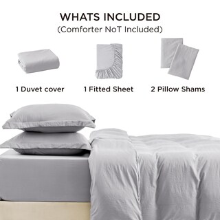 Foto 7 | Foto 7 | Juego de Cama Bedsure Queen con Sábana Bajera - Venta Internacional