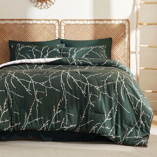 Foto 1 | Foto 1 | Juego de Edredón Bedsure Queen Floral Green 7 Piezas - Venta Internacional