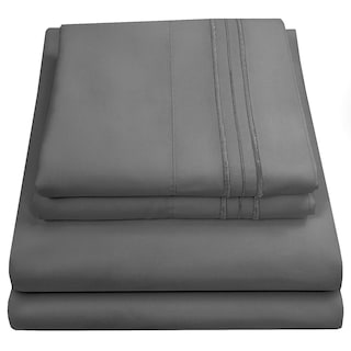 Foto 1 | Foto 1 | Sábanas Sweet Home Collection King Size, Color Gris 1800tc - Venta Internacional.
