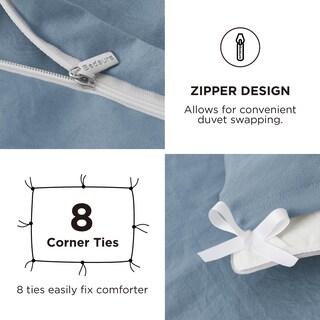Foto 5 | Foto 5 | Juego de Cama Bedsure Queen con Funda de Edredón y Sábana Bajera- Venta Internacional
