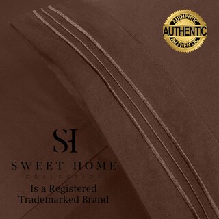Foto 4 | Foto 4 | Juego De Sábanas Sweet Home Collection 1500 Supreme Queen Brown - Venta Internacional.