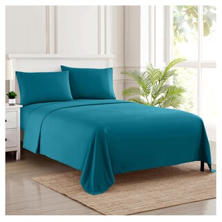 Foto 1 | Foto 1 | Juego De Sábanas Sweet Home Collection 1800 Supreme Twin Teal - Venta Internacional.