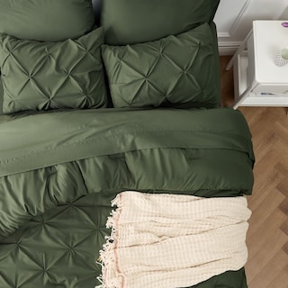 Foto 6 | Foto 6 | Juego De Edredón Bedsure Twin, Verde Oliva, Con Sábanas, 5 Piezas - Venta Internacional.