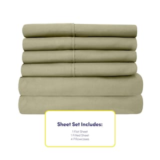 Foto 4 | Foto 4 | Sábanas Sweet Home Collection 1500 Supreme Full Sage - Venta Internacional.