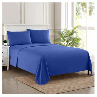 Foto 1 | Foto 1 | Juego De Sábanas Sweet Home Collection Split King Royal Blue - Venta Internacional.
