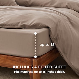 Foto 2 | Foto 2 | Juego de Cama Bedsure Queen con Sábana Bajera - Venta Internacional