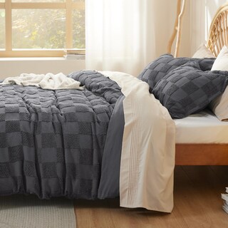 Foto 3 | Foto 3 | Juego de Funda De Edredón Bedsure Boho Jacquard Gris Oscuro Tamaño King Size - Venta Internacional