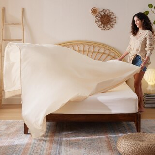 Foto 6 | Foto 6 | Juego De Sábanas Bedsure Queen Size, 4 Piezas, Poliéster, Color Beige - Venta Internacional.