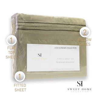 Foto 5 | Foto 5 | Juego De Sábanas Sweet Home Collection 1500 Supreme Rv Short Queen - Venta Internacional.
