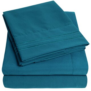 Foto 1 | Foto 1 | Juego De Sábanas Sweet Home Collection 1500 Supreme Twin Teal - Venta Internacional.