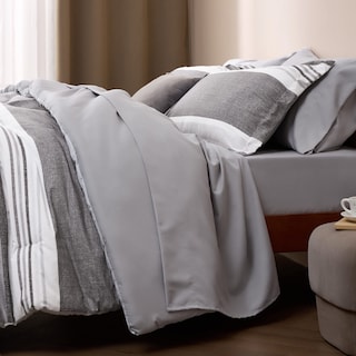 Foto 4 | Foto 4 | Juego De Cama Bedsure Queen Edredón 7 Piezas Gris Escarchado - Venta Internacional
