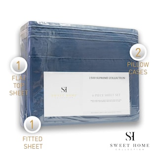 Foto 5 | Foto 5 | Juego De Sábanas Sweet Home Collection 1500 Supreme Queen Blue - Venta Internacional.