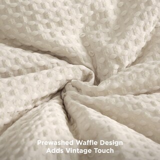 Foto 3 | Foto 3 | Juego de Edredón Bedsure Waffle King 3 Piezas - Venta Internacional