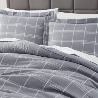 Foto 4 | Foto 4 | Set de Edredón Sweet Home Collection Twin Grey Plaid - Venta Internacional
