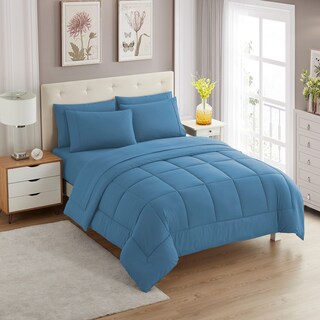 Foto 1 | Foto 1 | Set De Edredón Sweet Home Collection De 7 Piezas Denim Queen - Venta Internacional.