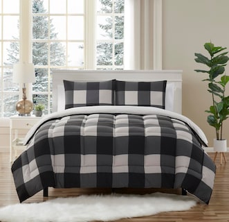 Foto 1 | Foto 1 | Set De Edredón Sweet Home Collection King Buffalo Plaid - Venta Internacional.
