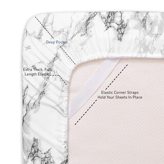 Foto 3 | Foto 3 | Juego De Sábanas De La Colección Sweet Home Con Estampado De Mármol California King - Venta Internacional.