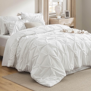 Foto 1 | Foto 1 | Juego De Edredón Bedsure Queen Size, 7 Piezas, Blanco Con Sábanas - Venta Internacional.
