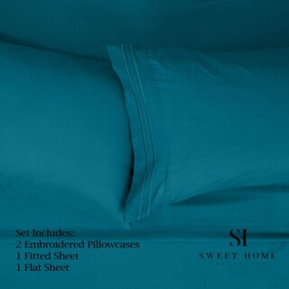 Foto 2 | Foto 2 | Juego De Sábanas Sweet Home Collection Denim Rv Short Queen - Venta Internacional.