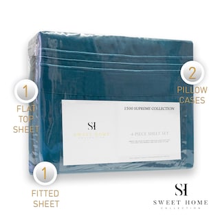 Foto 5 | Foto 5 | Juego De Sábanas Sweet Home Collection Denim Rv Short Queen - Venta Internacional.