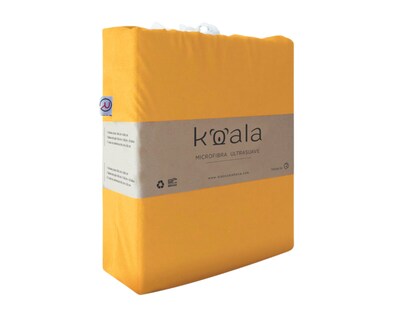 Foto 1 | Foto 1 | Juego De Sábanas De Microfibra Koala - Amarillo Mango - Individual