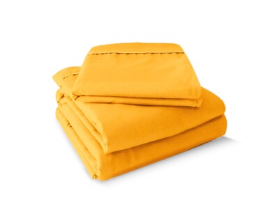 Foto 2 | Foto 2 | Juego De Sábanas De Microfibra Koala - Amarillo Mango - Individual