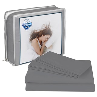 Foto 1 | Foto 1 | Sabanas Spring Air Basic Queen Size Color Gris