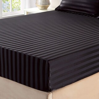 Foto 4 | Foto 4 | Juego De Cama Lanest Housing Con Sábanas De Seda Satinada, Tamaño Queen, Negro - Venta Internacional.