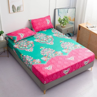 Foto 2 | Foto 2 | Sábana Bajera Ajustable Feelyou Boho Exotic De Microfibra, Tamaño Doble - Venta Internacional.