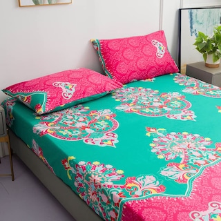 Foto 5 | Foto 5 | Sábana Bajera Ajustable Feelyou Boho Exotic De Microfibra, Tamaño Doble - Venta Internacional.